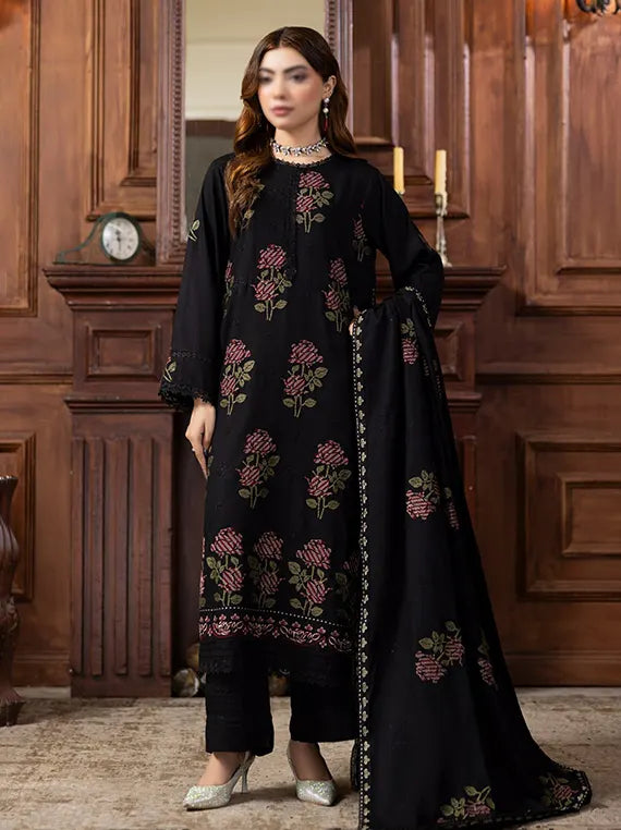 Resham by Fantak Embroidered Karandi Unstitched Collection'26 V-518 (D-01)