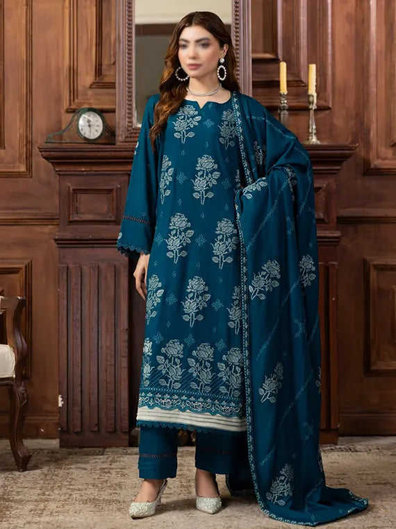 Resham by Fantak Embroidered Karandi Unstitched Collection'26 V-518 (D-03)