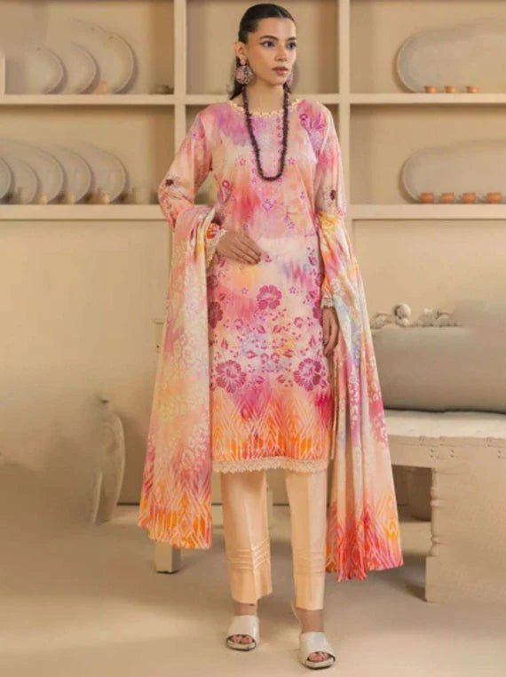 Rewayat E Lawn Embroidered Collection 2026 Vol-3LA (D-09)