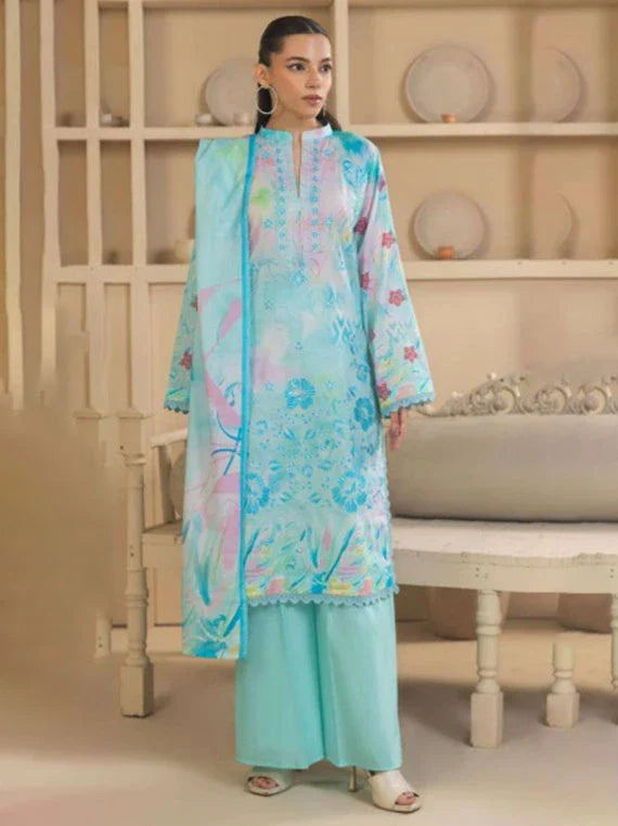Rewayat E Lawn Embroidered Collection 2026 Vol-3LA (D-10)