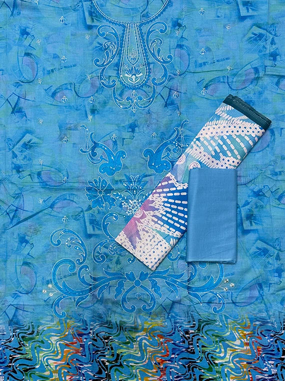 Riwayat E Lawn Embroidered Lawn Edit26 Vol-26DE01 (D-01)