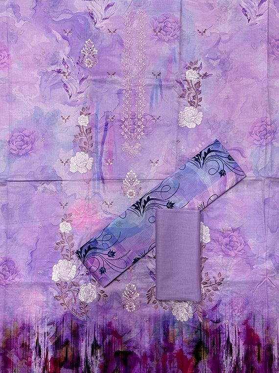 Riwayat E Lawn Embroidered Lawn Edit26 Vol-26DE01 (D-03)