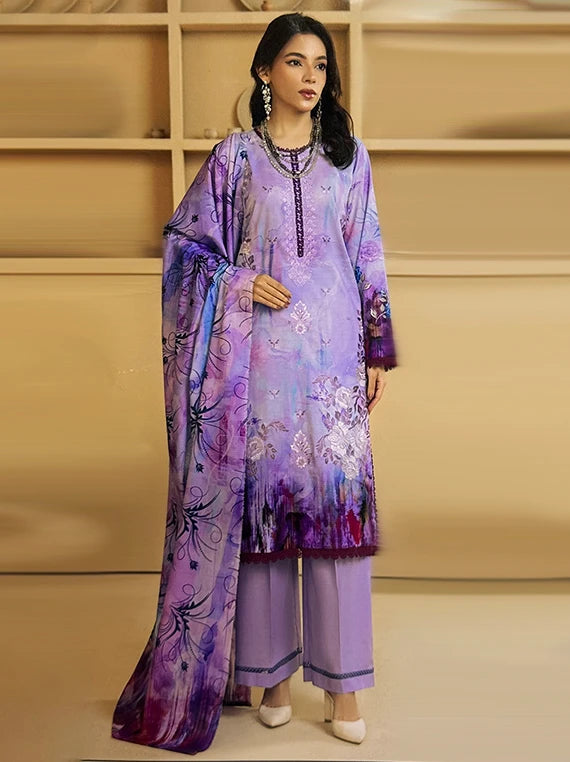 Riwayat E Lawn Embroidered Lawn Edit26 Vol-26DE01 (D-03)