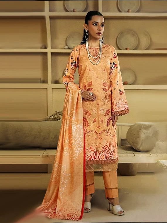 Riwayat E Lawn Embroidered Lawn Edit26 Vol-26DE01 (D-06)