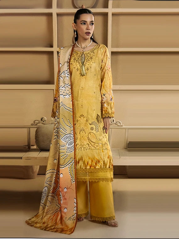 Riwayat E Lawn Embroidered Lawn Edit26 Vol-26DE01 (D-07)