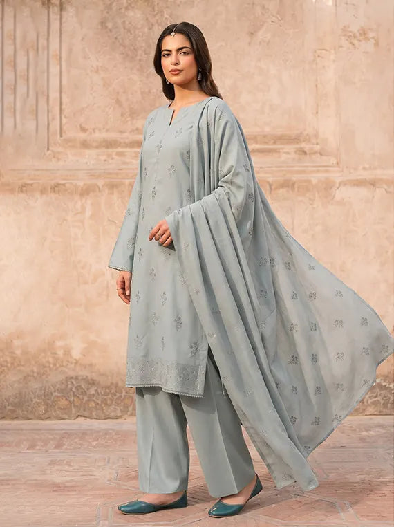 Riwayat by Eleganza Embroidered Peach Unstitched Collection'26 Vol-124 (D-02)