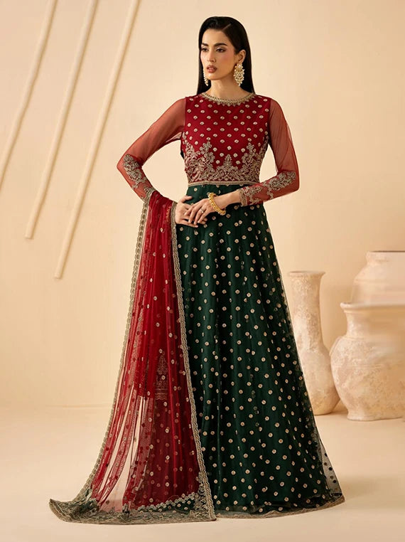 Riwayat by ZARIF Embroidered Net Collection 2026 (RC-02 ELIKA)