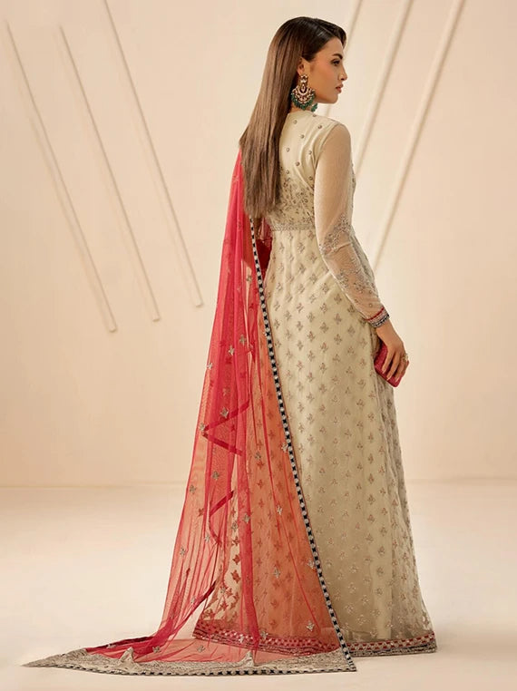 Riwayat by ZARIF Embroidered Net Collection 2026 (RC-04 SANDALI)