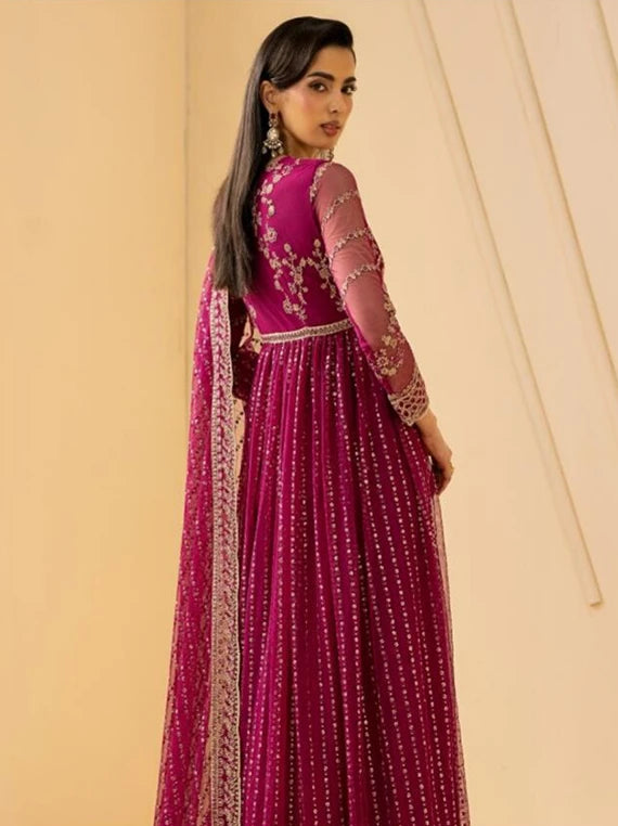 Riwayat by ZARIF Embroidered Net Collection 2026 (RC-05 SADAA)
