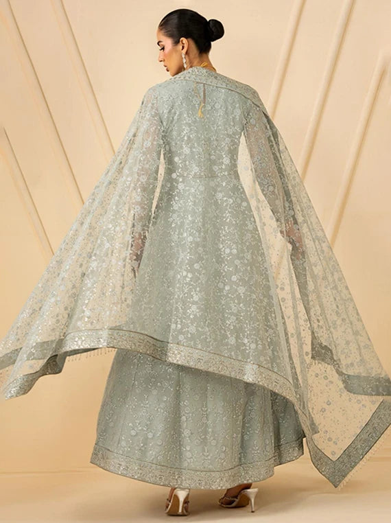 Riwayat by ZARIF Embroidered Net Collection 2026 (RC-06 MINTARA)