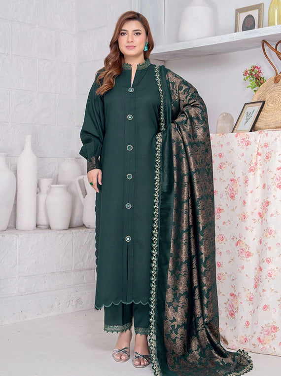Roop by Riaz Arts Peach Wool Unstitched Collection 2026 (D-01)