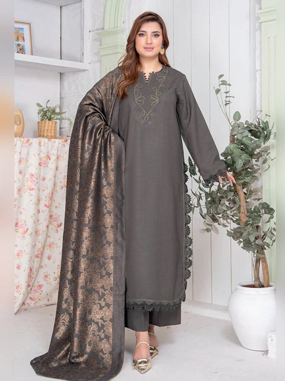 Roop by Riaz Arts Peach Wool Unstitched Collection 2026 (D-02)
