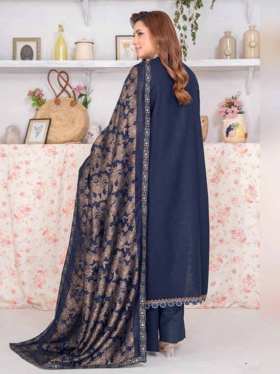Roop by Riaz Arts Peach Wool Unstitched Collection 2026 (D-08)
