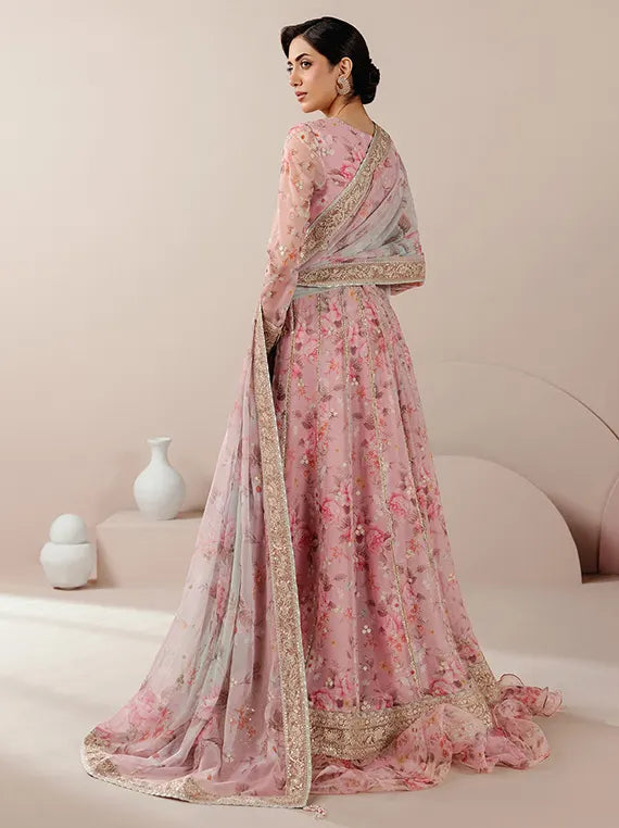 Roselle by Zarif Unstitched Embroidered & Printed Chiffon Collection 26 (04-REVERIE)