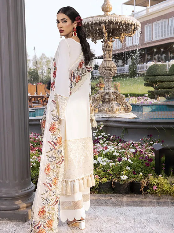 Royal Heritage Lawn Collection 2026 (05-White Queen)