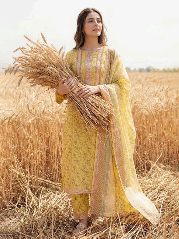 SAFWA Blueberry Printed Lawn Collection 2026 Vol-03 (D-12)