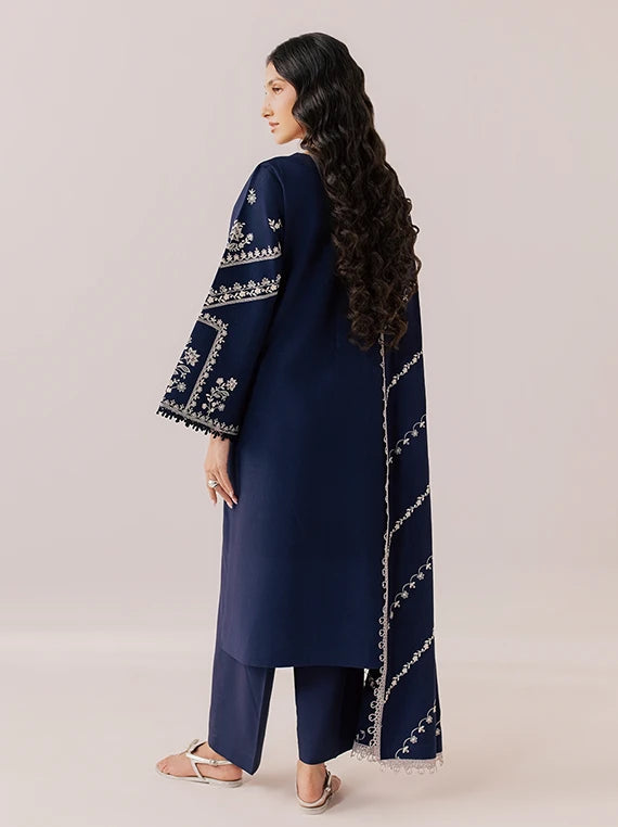 SAGE by Mahnur Embroidered Linen Unstitched Collection'26 (IM-02)