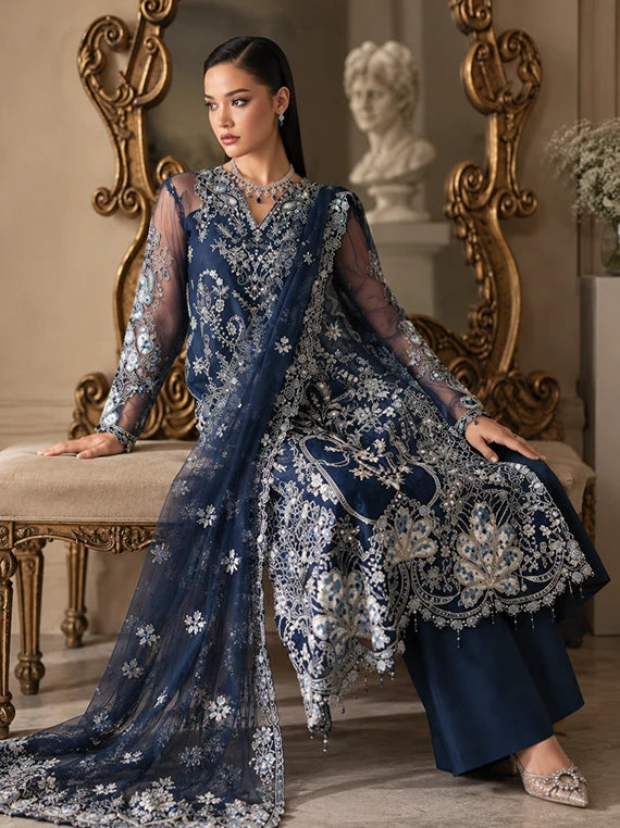 SAGE by RajBari Embroidered Luxury Unstitched Collection'26 (Serena ART-02)