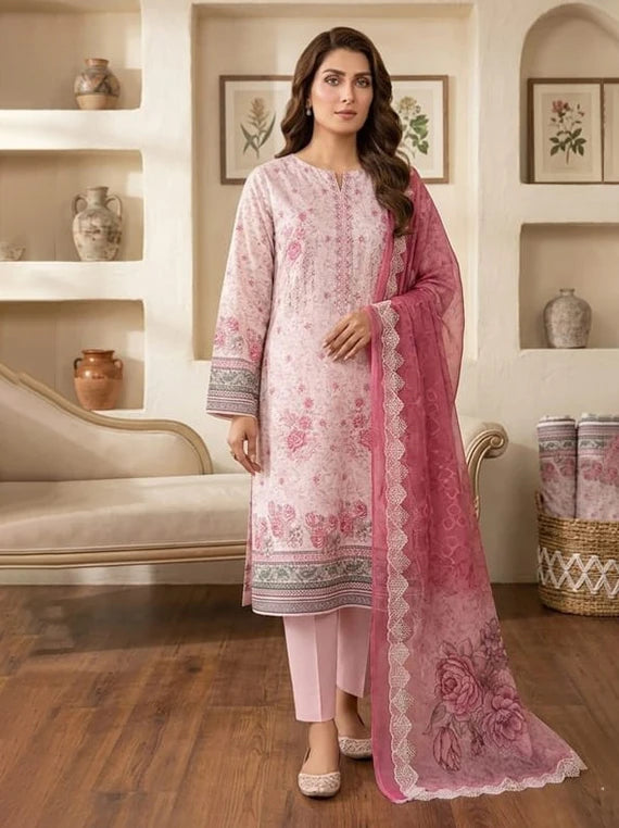 SANIA by HH Printed Embroidered Lawn Collection 2026 Vol-02 (D-01)