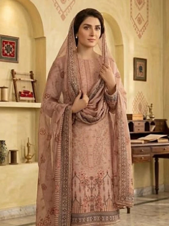 SANIA by HH Printed Embroidered Lawn Collection 2026 Vol-02 (D-03)