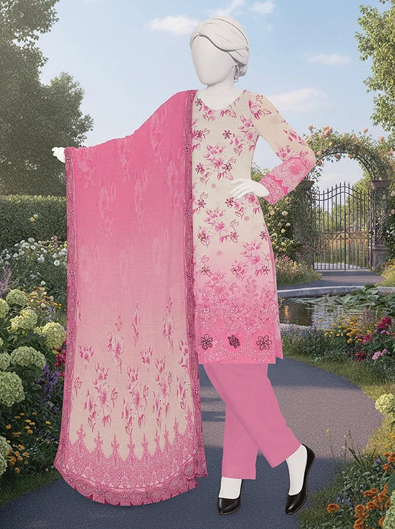 SANOBER by Abc Embroidered Lawn Collection 2026 (D-04)