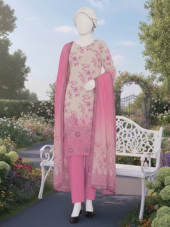 SANOBER by Abc Embroidered Lawn Collection 2026 (D-13)