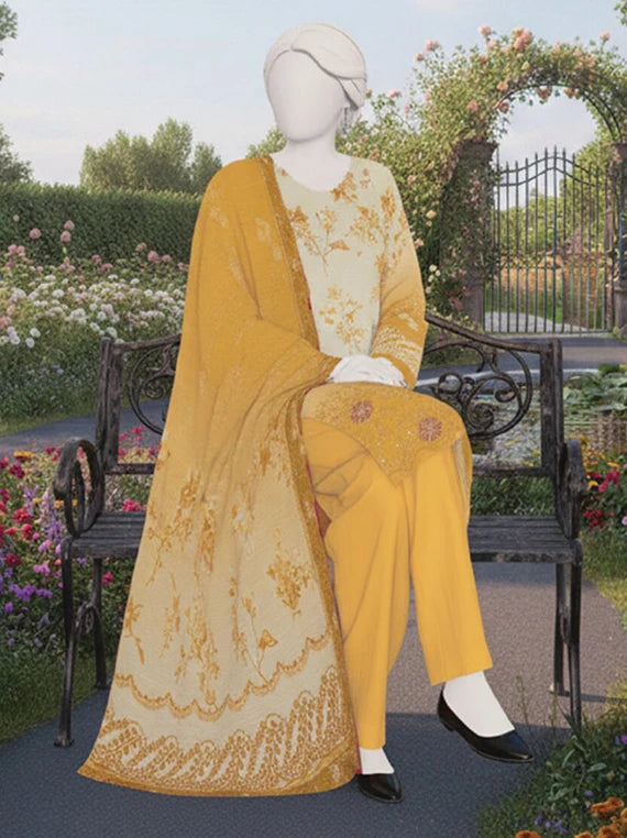 SANOBER by Abc Embroidered Lawn Collection 2026 (D-14)