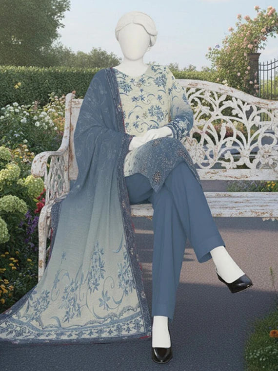 SANOBER by Abc Embroidered Lawn Collection 2026 (D-18)