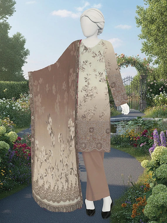 SANOBER by Abc Embroidered Lawn Collection 2026 (D-20)