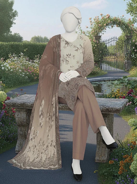 SANOBER by Abc Embroidered Lawn Collection 2026 (D-20)