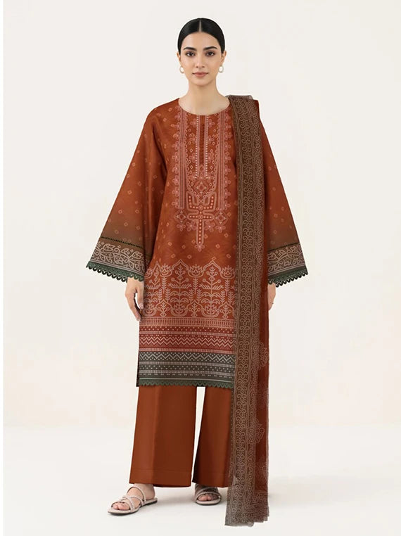 SAPPHIRE 3PC Printed Embroidered Lawn Collection 2026 (3PBE-WS26CL3-25)