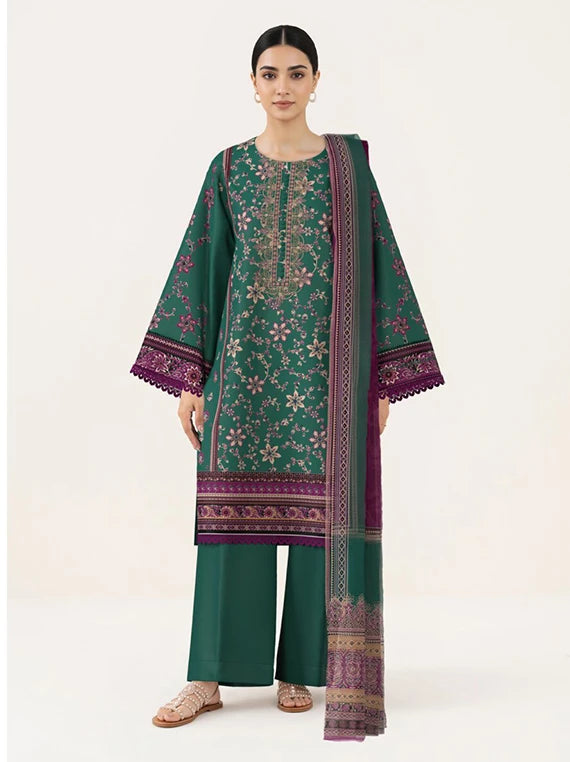SAPPHIRE 3PC Printed Embroidered Lawn Collection 2026 (3PBE-WS26CL3-29)