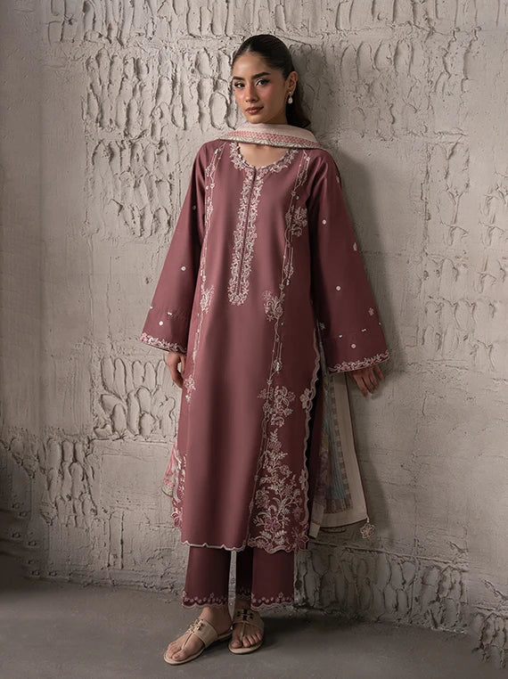 SELLURE by Seran Embroidered Lawn Collection 2026 (D-05 ROSELLE)
