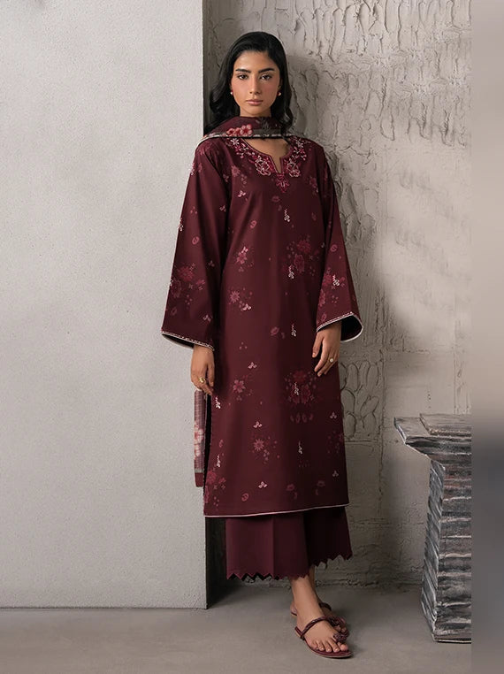 SELLURE by Seran Embroidered Lawn Collection 2026 (D-06 VELOURA)