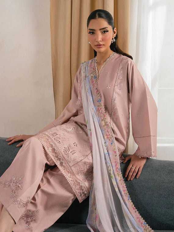 SERAN Eid Lux Embroidered Lawn Collection 2026 (D-10 ALISSE)