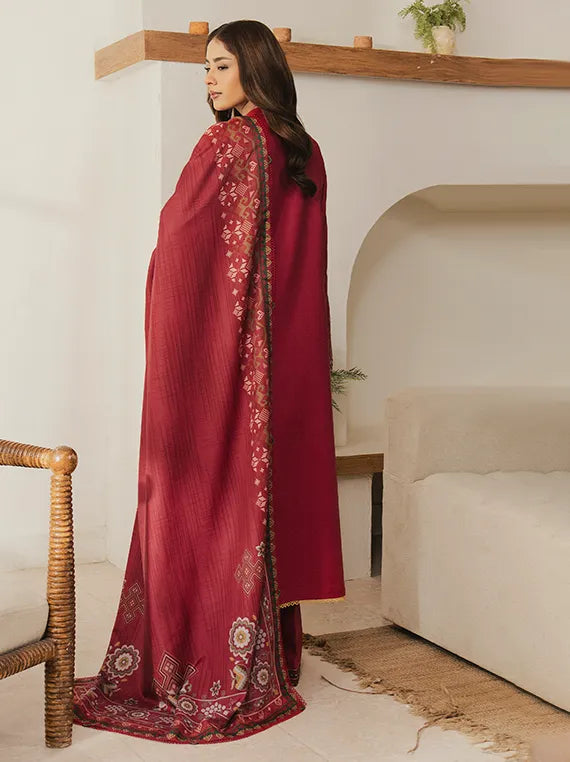 SERAN Embroidered Viscose Winter Collection 2025 (01-CERISSE)