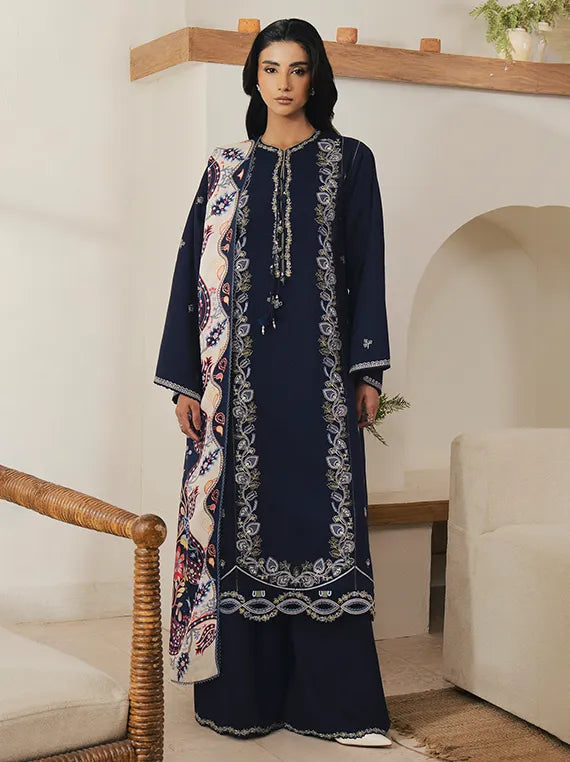 SERAN Embroidered Viscose Winter Collection 2025 (03-ARVYN)
