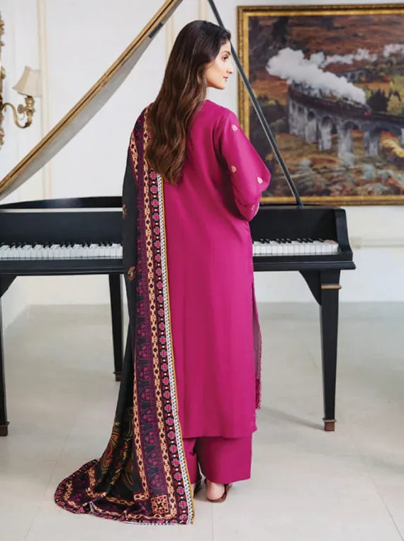 SERENE by Hum Dum Embroidered Dhanak Collection 2025 (D-02)