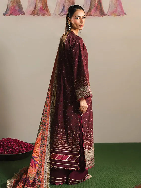 SHAGUN by Neeshay Embroidered RawSilk Collection 2025 (04-MAHVEEN)