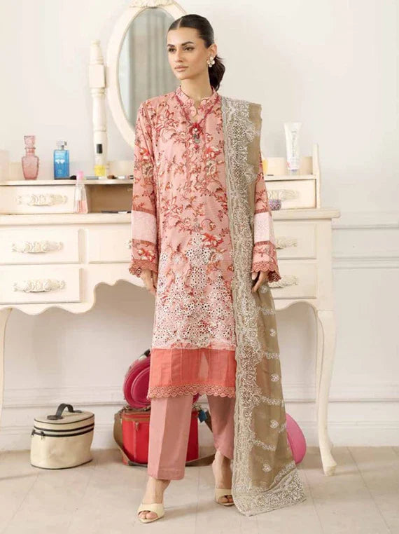 SHAMNA By Johra Printed Embroidered Lawn Collection 2026 (D-06)