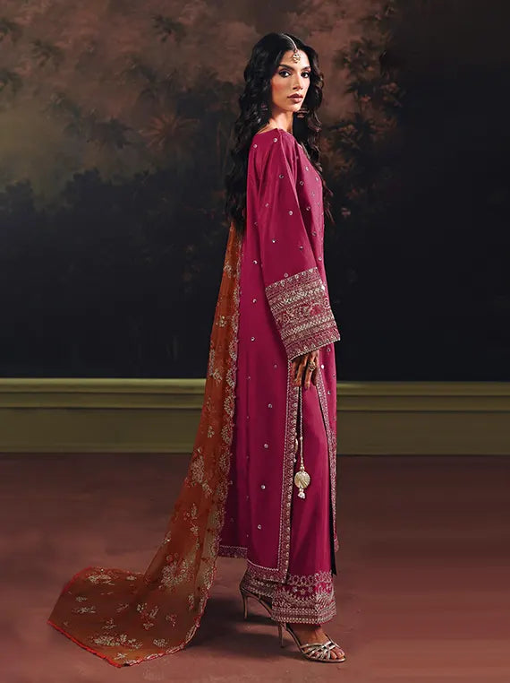 SUROOR by Ramsha Embroidery Festive Formal By Ramsha Collection'26 (SR-101 Gulaal)