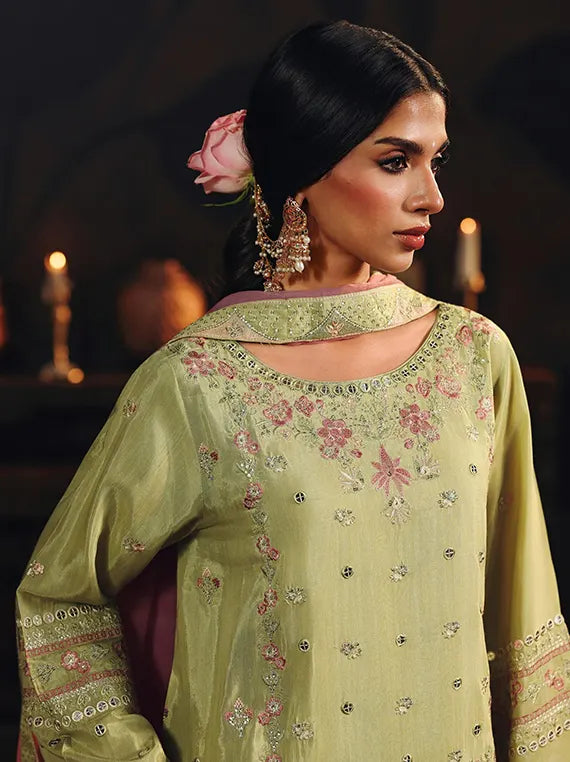 SUROOR by Ramsha Embroidery Festive Formal By Ramsha Collection'26 (SR-105 Chambeli)