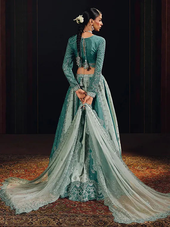 SUROOR by Ramsha Embroidery Festive Formal By Ramsha Collection'26 (SR-107 Feroza)