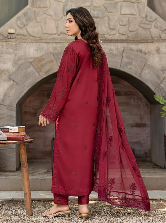 Saffron Embroidered Viscose Unstitched Collection 2026 by Azam Arts (D-2311)