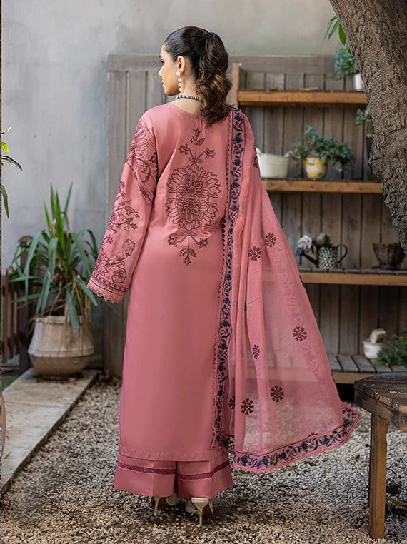 Saffron Embroidered Viscose Unstitched Collection 2026 by Azam Arts (D-2316)