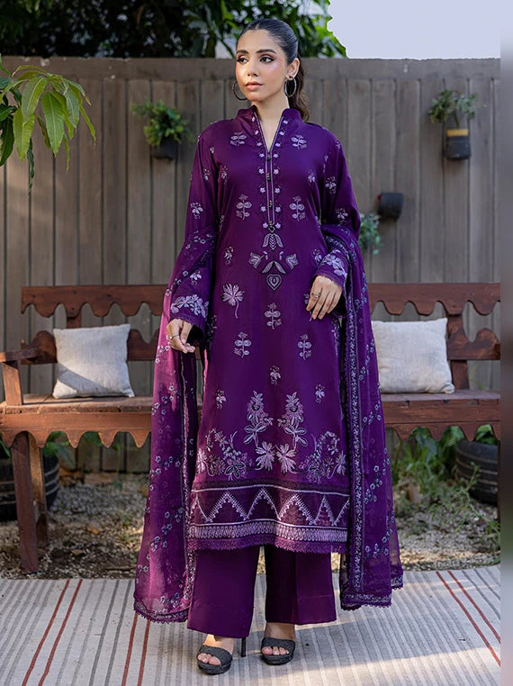 Saffron Embroidered Viscose Unstitched Collection 2026 by Azam Arts (D-2319)