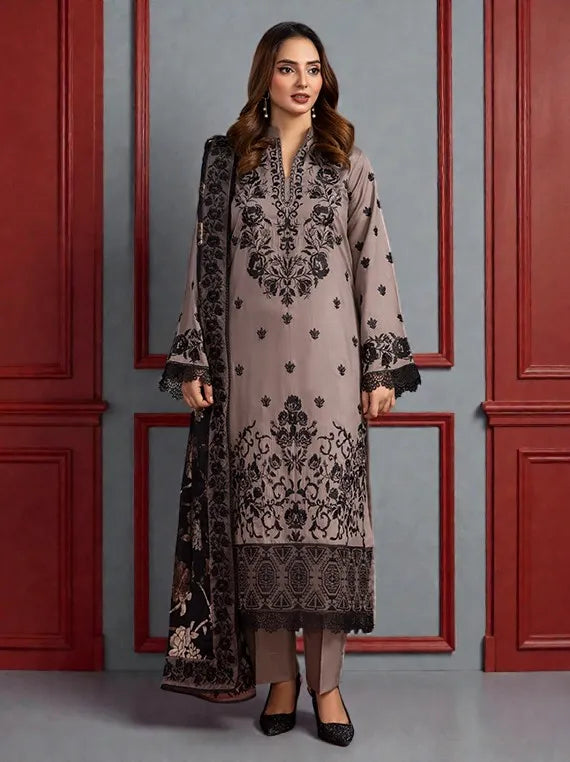 Saffron Embroidered Viscose Collection 2025 Vol-03 by Azam Arts (D-05)