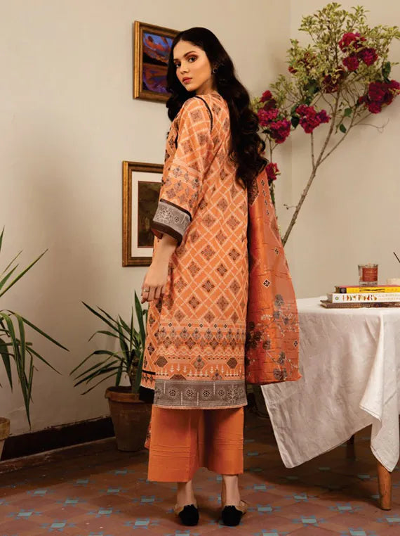 Sahl Embroidery Luxury Lawn Collection 2024 By RashidTex (D-7440)