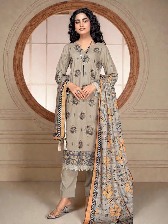 Sama Embroidered Zari Wool Collection 2025 by Chawla Fabrics (D-06)