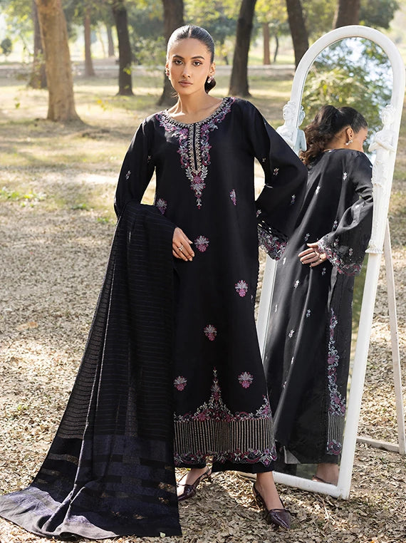 Sanam Saeed Dhanak Embroidered Collection 2026 (D-03)